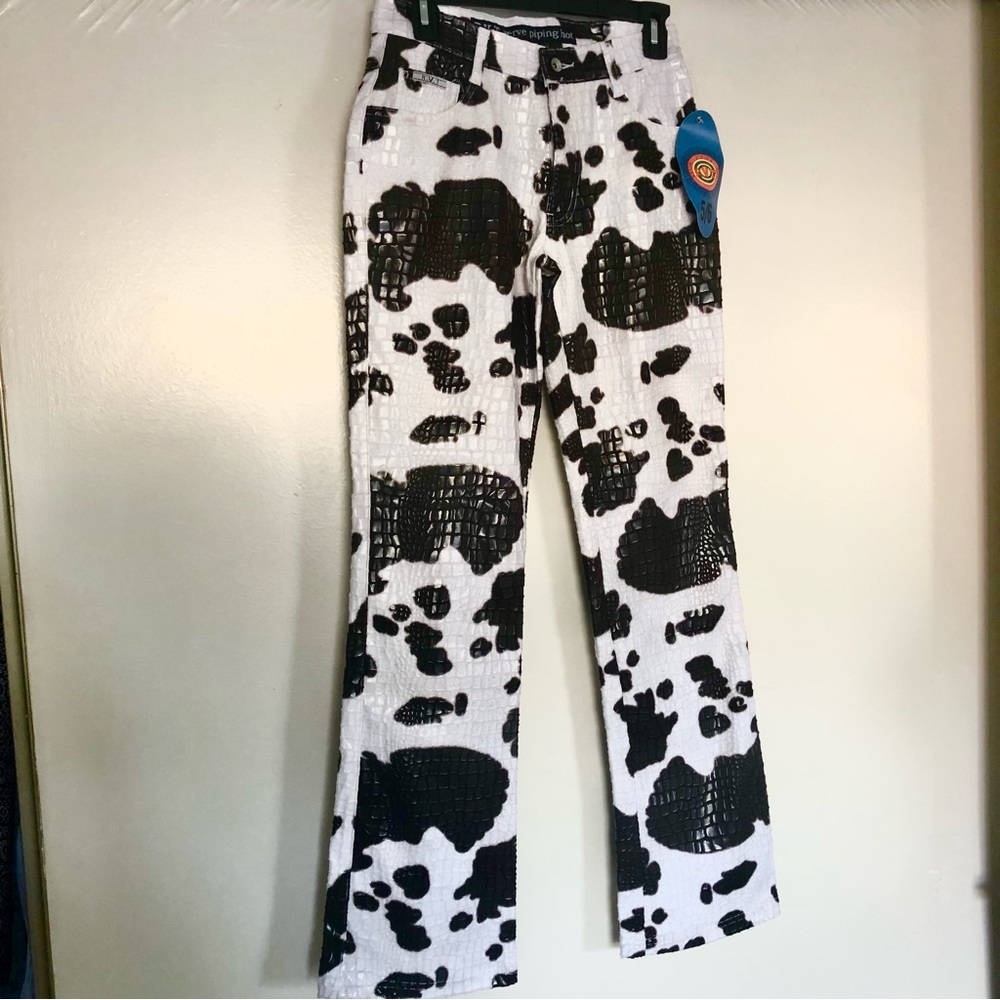 Cow Print Pants